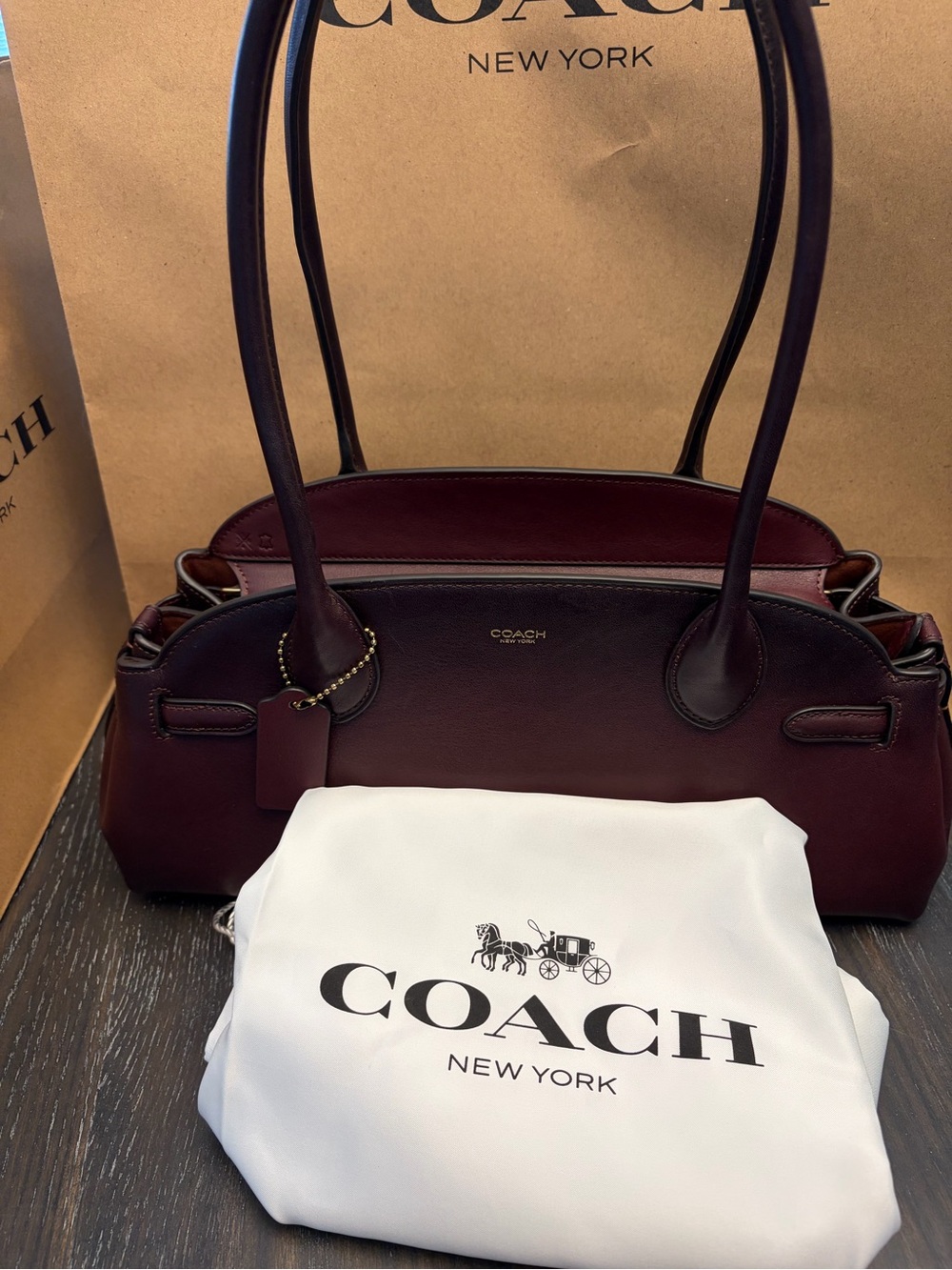Coach Empire 34 Merlot - Picture 10 of 10